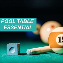 CATOR Set of 6 professional billiard chalks, billiard accessories, chalk, billiard chalk accessories, blue