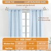 TONIAL Curtain Rods for Windows 48 to 84 Inch, Telescoping