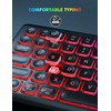 Wireless Keyboard and Mouse Combo, RGB Backlit, Rechargeable & Light