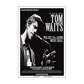 Raw Sugar Art Studio Tom Waits 1979 Cleveland Concert Poster