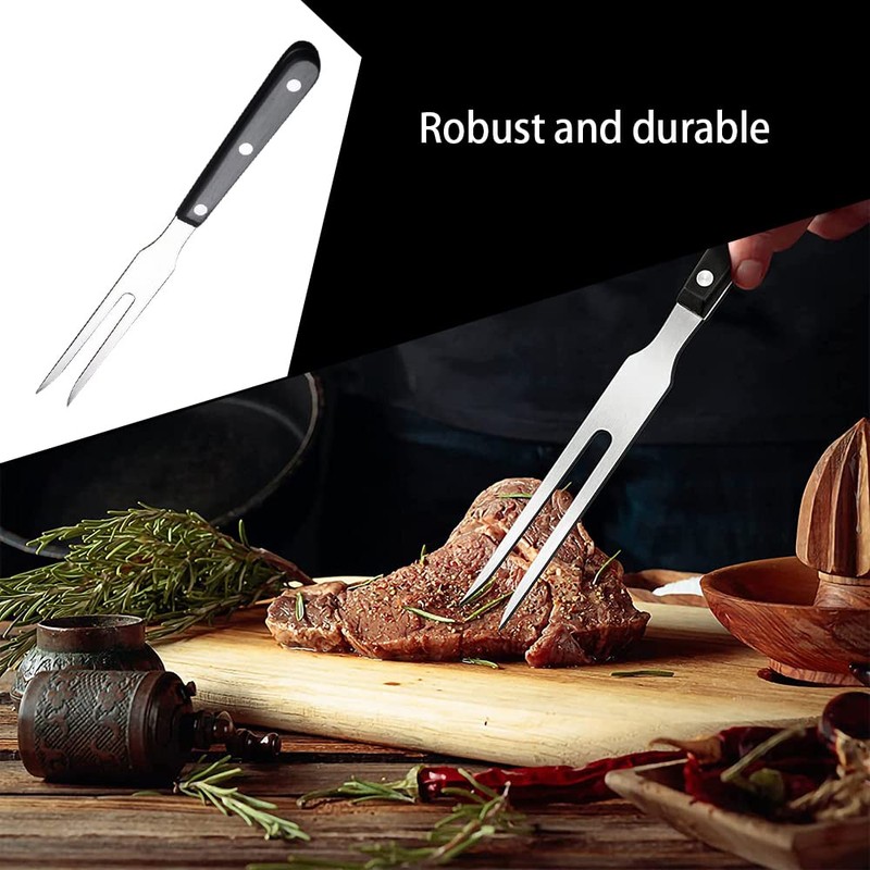 2 Pcs Carving Forks Professional Pot Forks Anti-Slip Meat Lifting