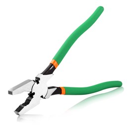 SPEEDWOX 11.5" Fencing Pliers Chain link fence Heavy Duty Square Nose Fence Pliers High-Leverage Fence Multi-purpose Fence Pliers Fence Pliers Tool Fence Cutter Staple and nail Puller Cutting Pliers