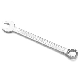 Jetech 15mm Combination Wrench, Metric 12-Point Chrome Vanadium Steel Spanner, Industrial Grade with 15-Degree Offset, Sand Blasted Finish, Heat-Treated Forged Tool
