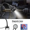 White Light Machine Tools Light 9W Flexible Gooseneck LED Work