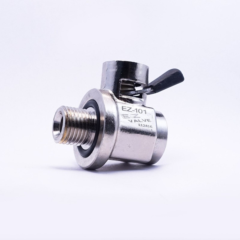 EZ-101(1/2"-20 UNF) EZ Oil Drain Valve with removable L-shaped Hose