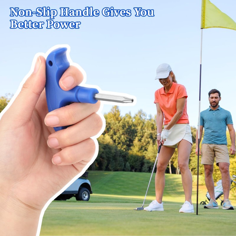 Piriuuo Golf Driver Tool Golf Wrench Metal Golf Torque Wrench