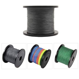 4 Strands Braided Fishing Line - PE Braided Multifilament Line Abrasion Resistant Zero Stretch Strong Line 10LB-133LB, 110 Yards-1100 Yards Saltwater Fishing Tackle