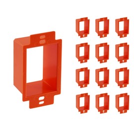 CLOUDY BAY Electrical Outlet Box Extenders,1 Gang Box Extender Single Gang Box Extender Electric Box Extender for 1 Gang Power Outlet Switch,Pack of 12