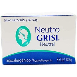 Jabón Neutro Grisi  Grisi Neutral Soap, 3.5 Oz, Pack of 2                                                                                             