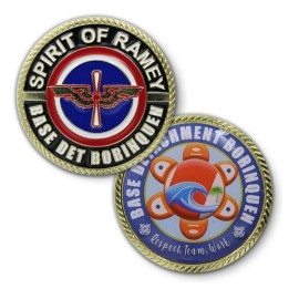 USCG COAST GUARD BASE BORINQUEN  SPIRIT OF RAMEY 1.75" CHALLENGE COIN