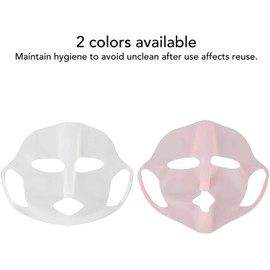 4 Piezas de Máscara Facial de Silicona Reutilizable Cubierta de Máscara Facial Envoltura Facial de Silicona Cubierta de Máscara Facial Hidratante Soporte de Máscara Facial de Silicona para Máscaras de