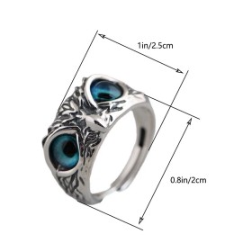 Unbranded Owl Artsy vintage ring, vintage animal, adjustable ring for women and men