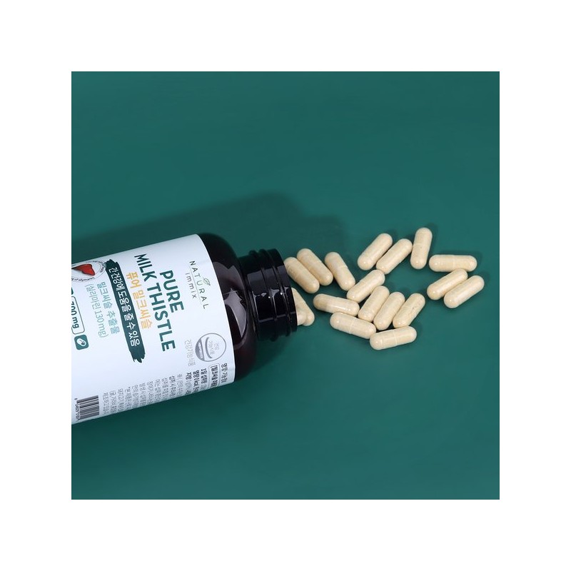 Natural Remix [내추럴이믹스] 퓨어 밀크씨슬 700mg (6개월분) 간영양제 실리마린 [Natural