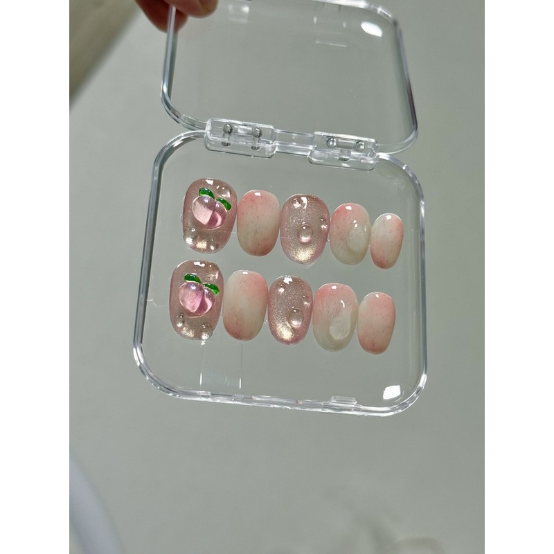 5 types of fruit nails, peach nail, cherry nail -