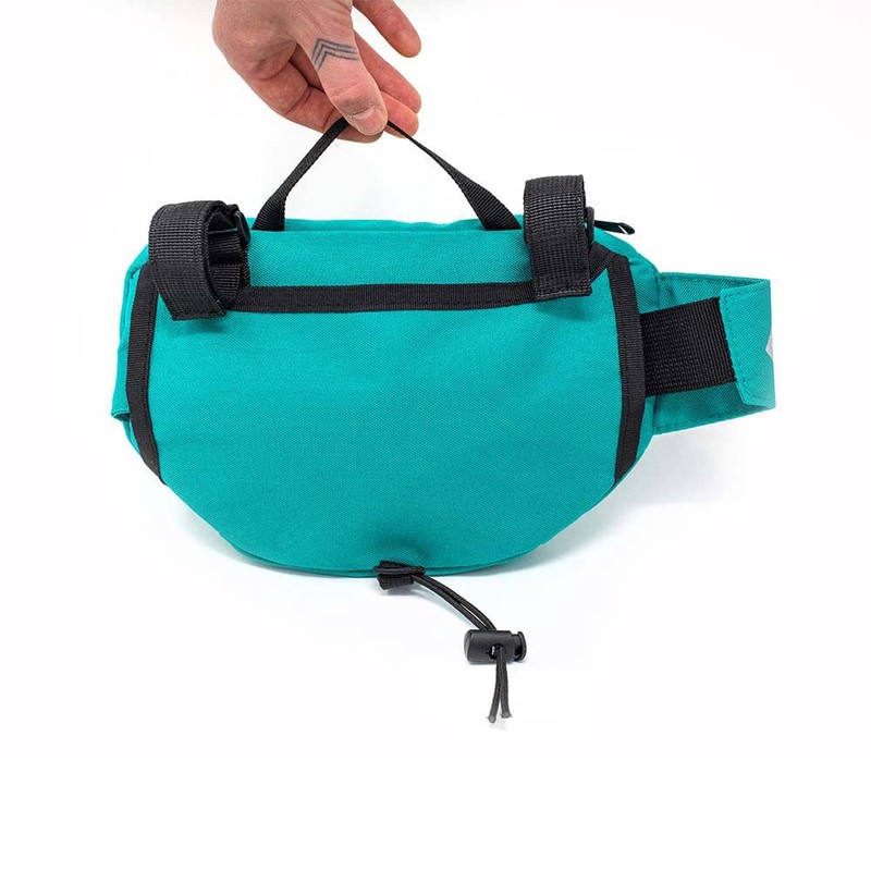 Bomence Small Bicycle Handlebar Bag Waist Bag 2-in-1, Belt Bag,