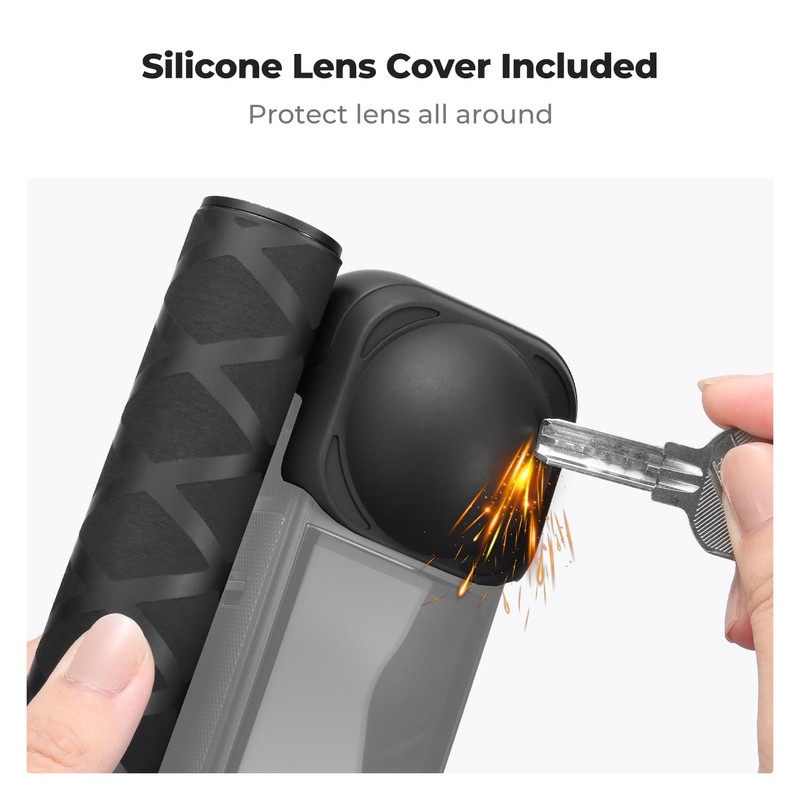 K&F CONCEPT Foldable Selfie Stick Compatible with Insta360 X5, Extended