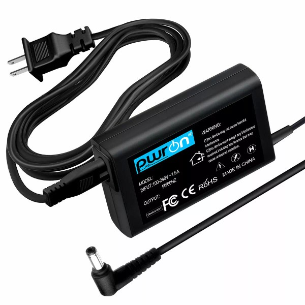 PwrON AC Adapter Charger For HP 631638-001 631638001 LCD Monitor