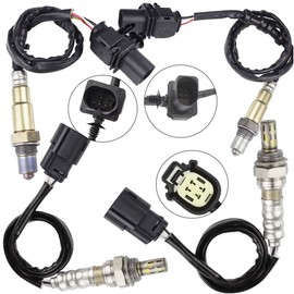 guniang 4x Oxygen O2 Sensor 1 & 2 for 2011 2012 2013 2014 Ford F-150 3.5L Upstream + Downstream Upper Lower