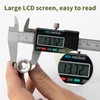 SCITOOLS Digital Caliper 0-8" Measuring Tool with Metal Ruler, Micrometer