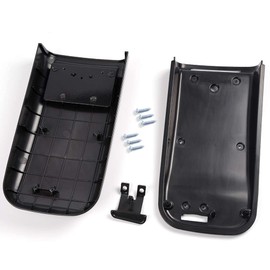 CNNELL Center Console Lid Kit Black Compatible with Oldsmobile Bravada 2002-2004/Compatible with Chevy Trailblazer GMC Envoy 2002-2009
