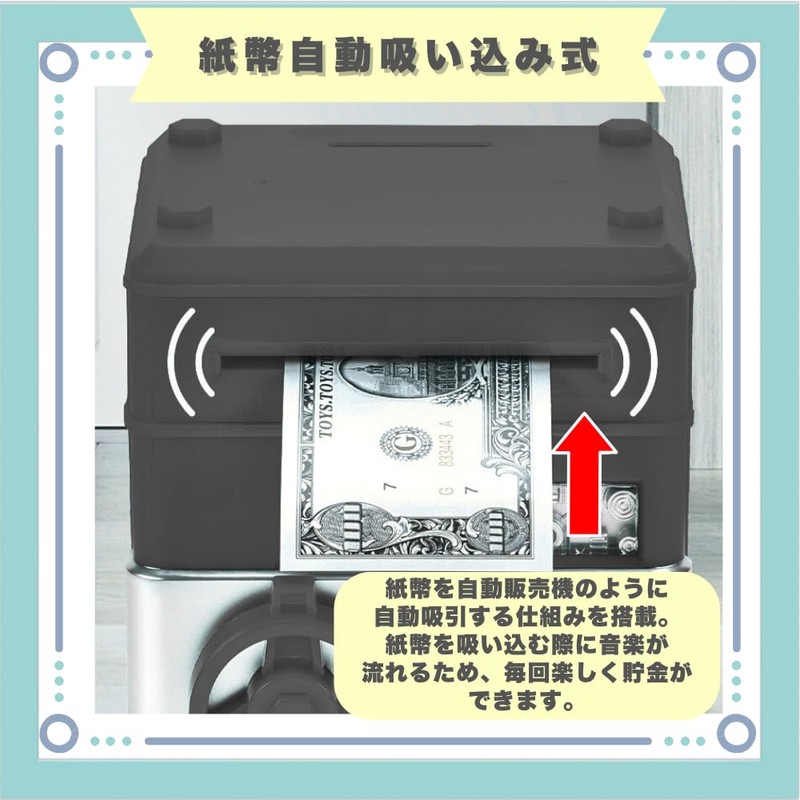 ideastore Piggy Bank Money Bank Dial Lock ATM Safe with