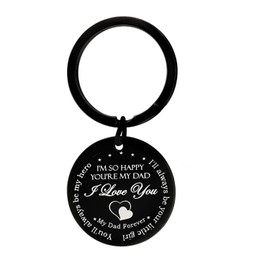 Nimteve Dad Keyring from Daughter Father’s Day Gifts Dad Keychain Gifts Christmas Thanksgiving Birthday Gifts for Daddy I Love You Dad Keychain
