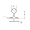 Hi Logic 37070 Horizontal Passage 1.0 inch (25 mm) (1