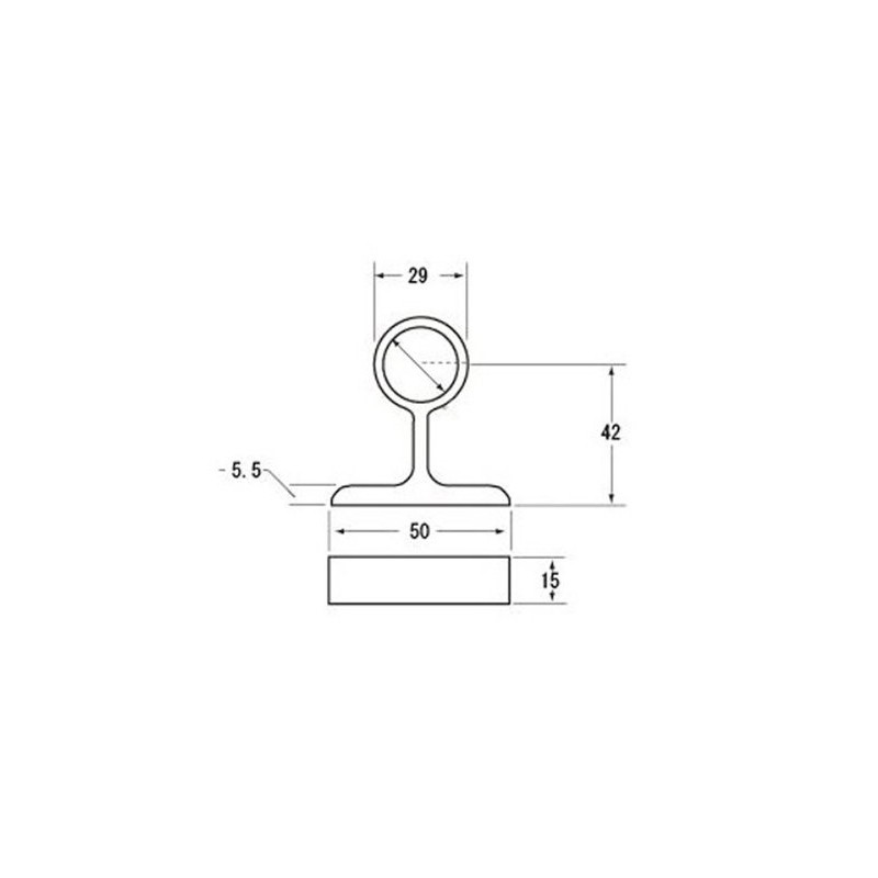 Hi Logic 37070 Horizontal Passage 1.0 inch (25 mm) (1