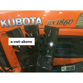 Oregon 3 596812 G5 54" Gator mower blades for Kubota BX1500,BX1800,