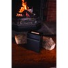 Valiant Firelighter Storage Box - Metal Container with Flip Top
