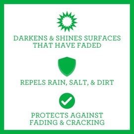 Trinova Plastic & Trim Restorer - Shines & Darkens Worn Out Plastic, V