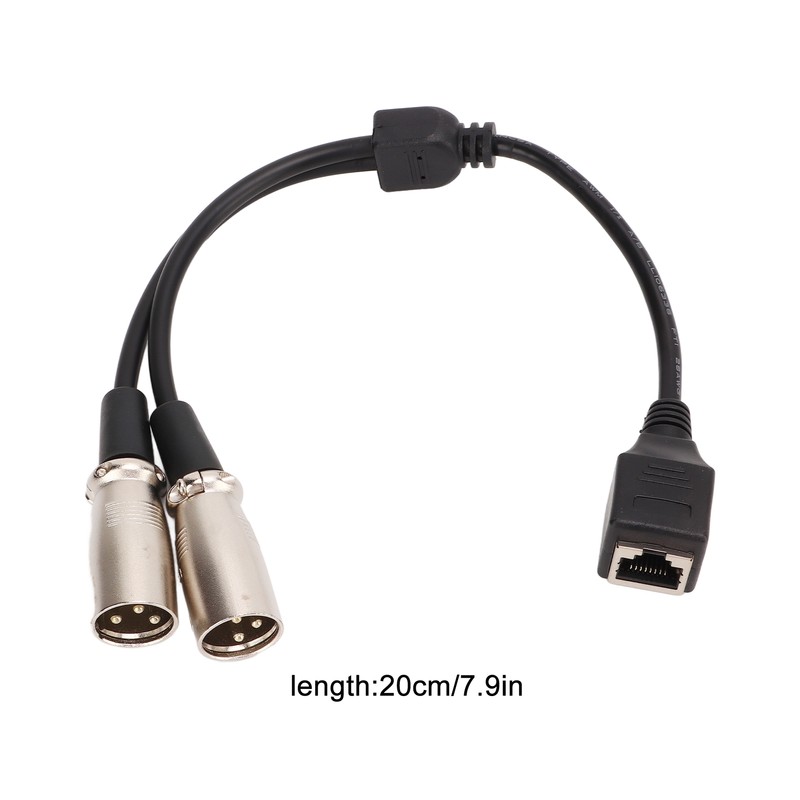 RJ45 to XLR Female Mic Converter Adapter Cord 20cm Microphone