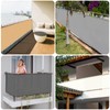 Sunnylaxx Balcony Privacy Screen 90 x 400 cm, Cream White