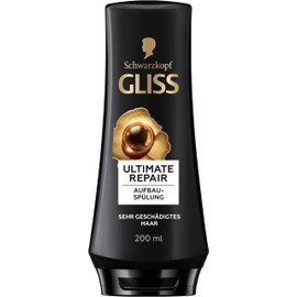 Gliss Ultimate Repair Spülung (200 ml), Haarspülung mit flüssigem Keratin & Perlen-Extrakt bietet Reparatur-Pflege, Pflegespülung für extrem geschädigtes Haar