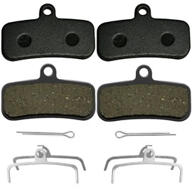 Bicycle Brake Pads for Shimano D03S D02S, Resin Semi-Metallic Brake Pads Bicycle for Shimano Saint BR M810 M820 Deore XT BR-M8020 ZEE BR-M640 XTR BR-M9120 Tektro HD E725 M735 M745 M750 TRP, 2 Pair of