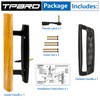 TPard Sliding Glass Patio Door Handle Replacement Set with Oak