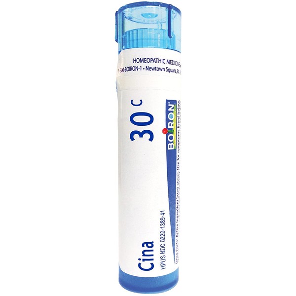 Boiron Cina 30C Homeopathic medicine for nervousness, irritability, and sleeplessness in children, 1 Count
