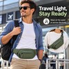 Running Waist Bag with Zippered Pockets – Slim Travel Money