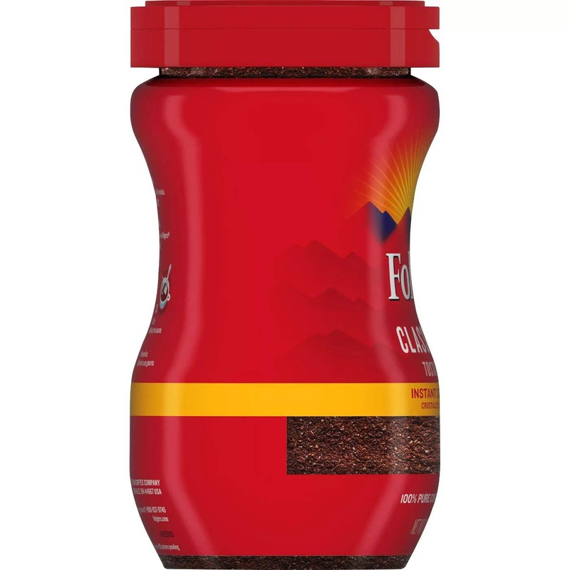 Folgers 20083 Classic Roast Instant Coffee Crystals, 3 Ounces, 100%