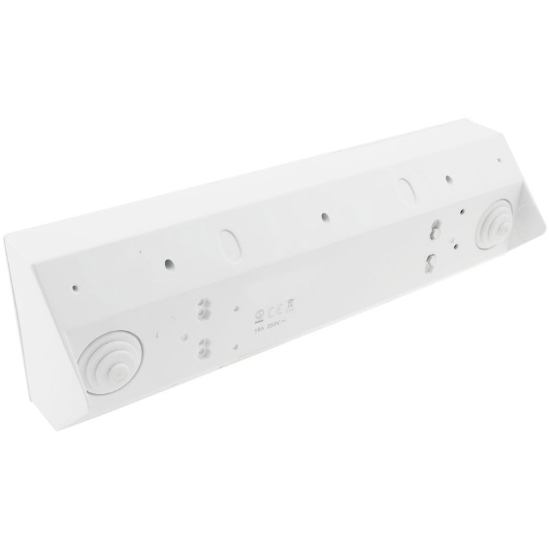 ChiliTec Steckdosenblock Ecksteckdose 4-Fach Mehrfachsteckdose mit USB-A USB-C PD für