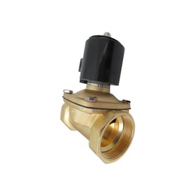 Carb Omar 2" inch 12V DC Brass Electric Solenoid Valve 12 Volt VDC