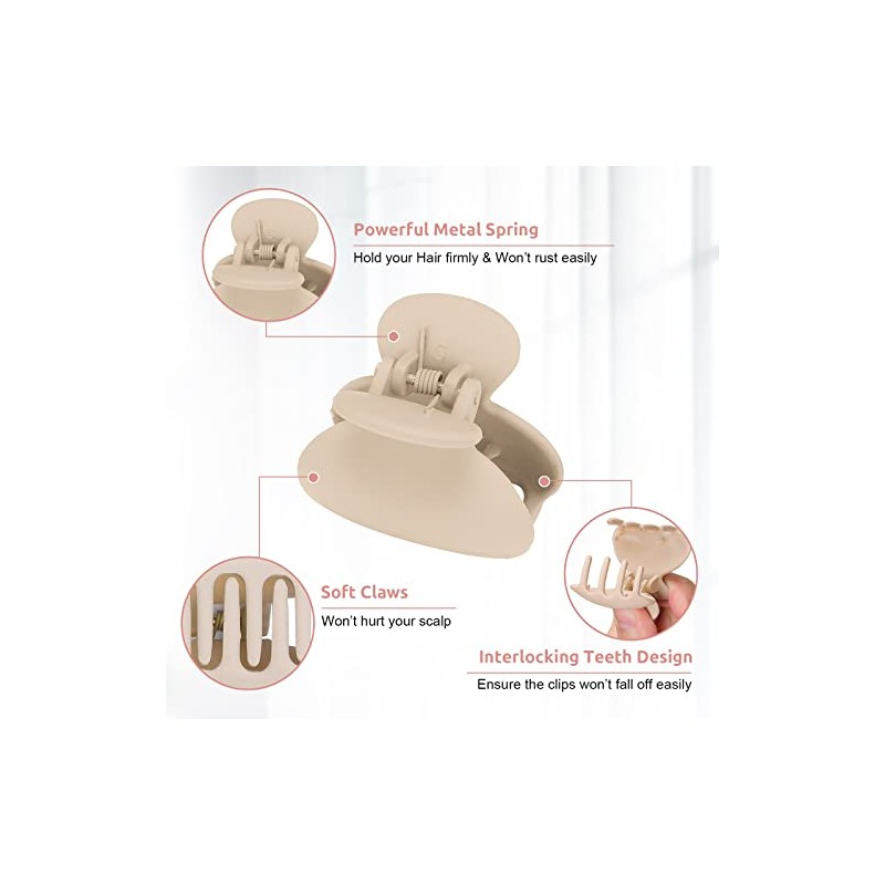 Lolalet 12 Pinzas Mini para Pelo Small Hair Claws Clips