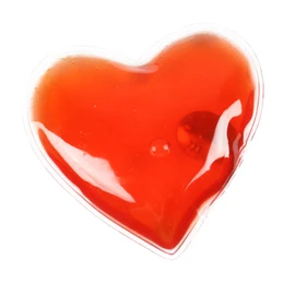 eBuyGB Pack of 2 Instant Heating Hand Warmers, Transparent Red Heart