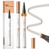 Ruicen Microblading Eyebrow Pen-Upgraded Eye Brow Pencils for Women Brown