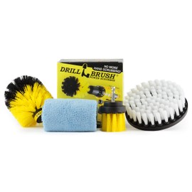 Cleaning - Bathroom Accessories - Drill Brush - Shower Cleaner - Shower Curtain - Shower Door - Shower Curtain - Bathtub - Cast Iron - Bath Mat - Tile - Grout Cleaner - Microfiber Cleaning Cloth
