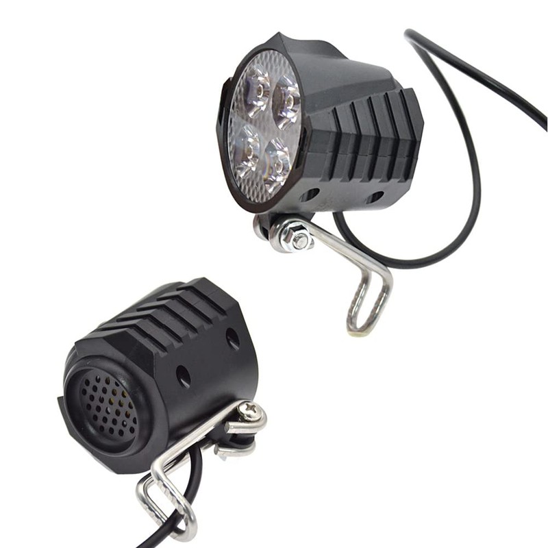 Mochalight Bike Headlight-Taillight Combinations -24V to 48V E-Bike Headlight Turn