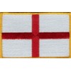 England St George Cross Flag Patch, Measures 3.50" x 2.25",