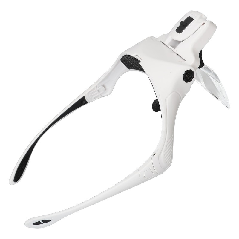 Eyeglasses Magnifier for Reading Embroidery Maintenance Carving LED Lens Magnifying