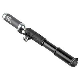 Topeak Mini Pump Hybrid Rocket HP Mini Road Bike Mini Pump Aluminium and Rubber in Black Dimensions: 16 x 3.9 x 2.35 cm, 88 g, 15700117