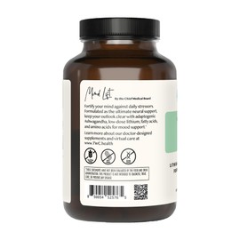 Mind Lift - Mood Boost, Mental Focus, Cognitive Defense - Lithium, GABA, DHA L-Phenylalanine | 120ct (2 Month Supply)